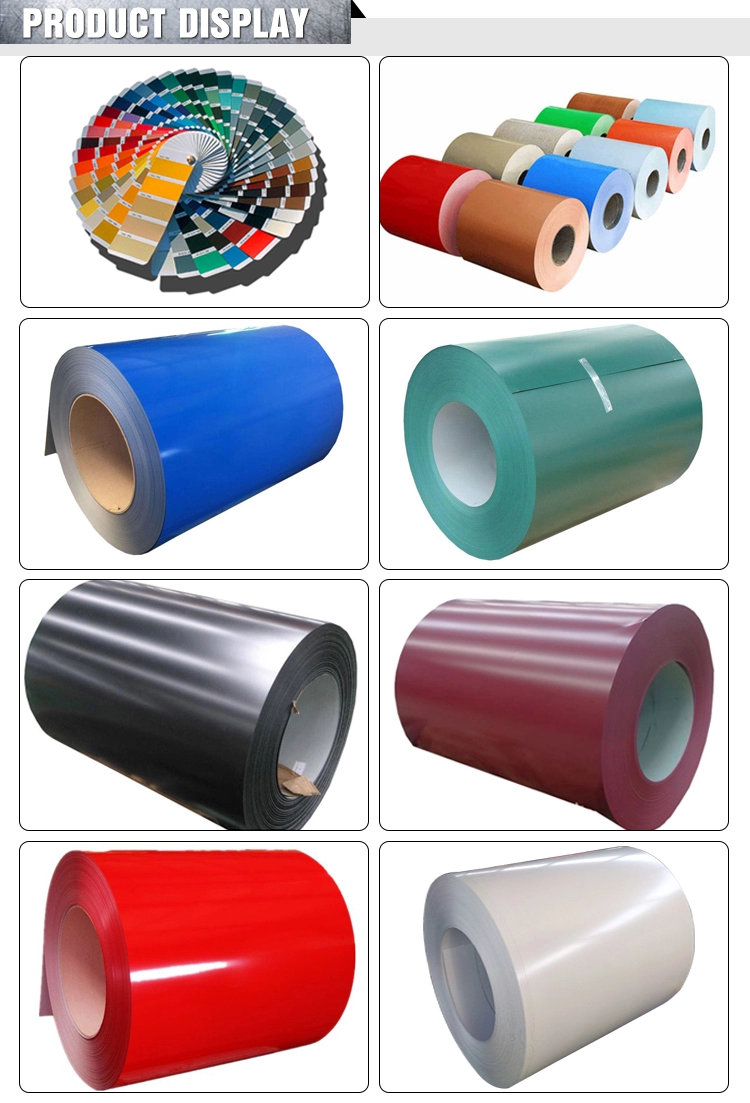 0.2mm-2.0mm thick Printed Prepainted Galvanized Steel Coil PPGI Coils Metal Roll for roofing material